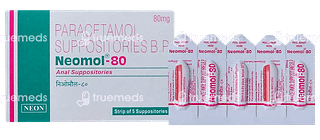 Neomol 80 MG Suppository 5