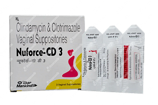 Nuforce Cd3 Vaginal 100/200 MG Suppository 3