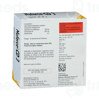 Nuforce Cd 3 Vaginal Suppositories 3