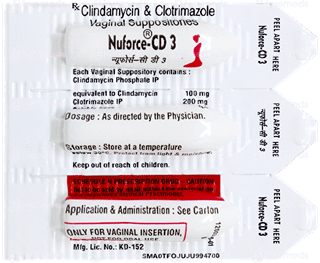 Nuforce Cd 3 Vaginal Suppositories 3