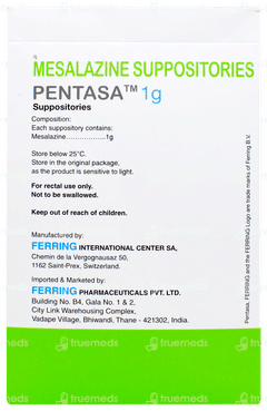 Pentasa 1g Suppositories 7