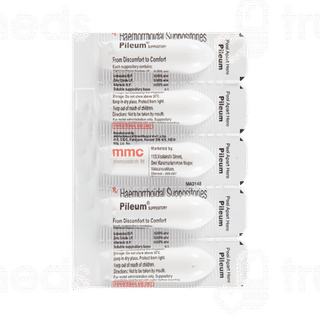 Pileum Suppository 5
