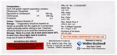 Clindazole Vaginal Suppositories 3