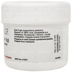 Hallens Adult 3G Suppositories 15