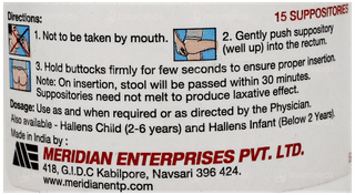 Hallens Adult 3G Suppositories 15
