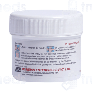 Hallens Adult 3g Suppositories 15