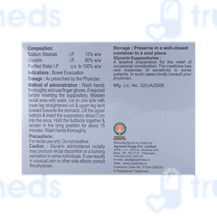 Eleesa Glycerin Adult Size Suppository 10