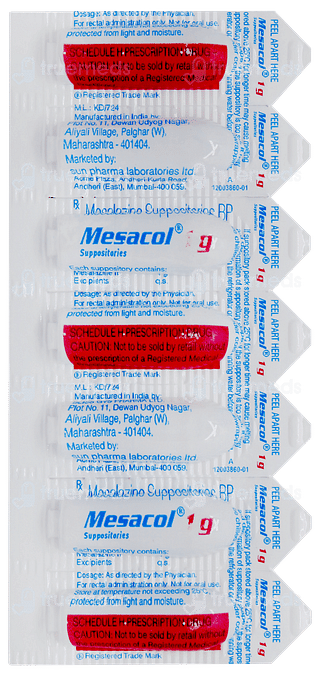 Mesacol 1g Suppositories 7