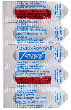 Mesacol Suppositories 5