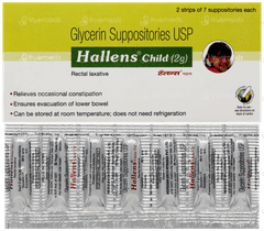 Hallens Child 2gm Suppositories 7