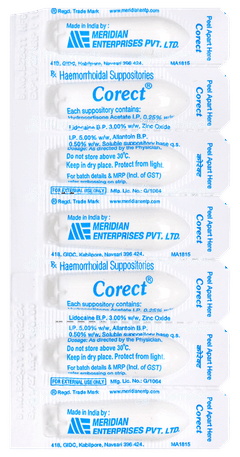 Corect Suppositories 7