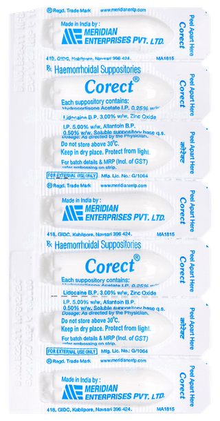 Corect Suppositories 7