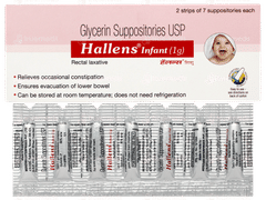 Hallens Infant Suppository 1 GM