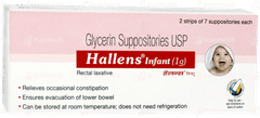 Hallens Infant Suppository 1 GM