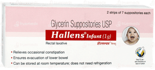 Hallens Infant Suppository 1 GM