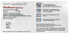Hallens Adult 3g Suppositories 7