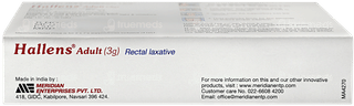 Hallens Adult 3g Suppositories 7