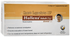 Hallens Adult 3g Suppositories 7