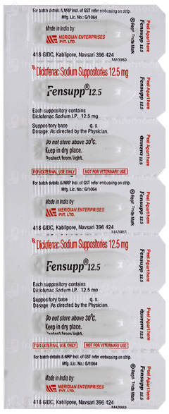 Fensupp 12.5 Suppositories 7