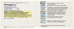Fensupp 12.5 Suppositories 7