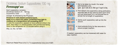 Fensupp 100 Suppository 7 Fensupp 100 Suppository 7