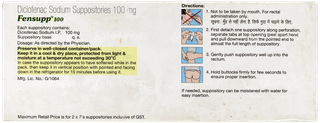 Fensupp 100 Suppository 7
