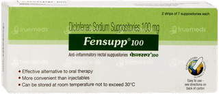 Fensupp 100 Suppository 7