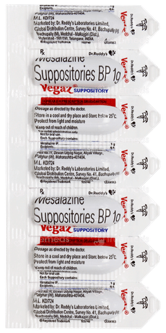 Vegaz 1g Suppositories 7