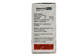 Abendol Plus 200/1.5 MG Suspension 10 ML