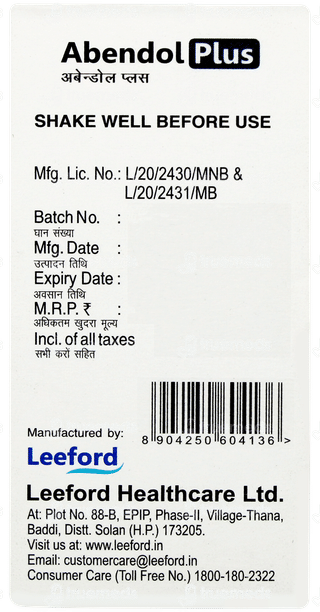 Abendol Plus Suspension 10ml