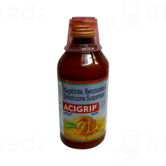 Acigrip Orange Flavour Sugar Free Suspension 200ml