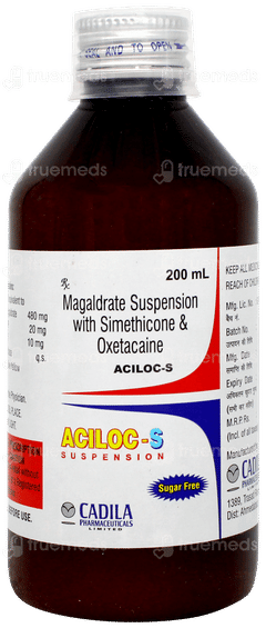 Aciloc S Sugar Free Suspension 200ml