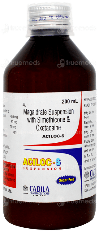 Aciloc S Sugar Free Suspension 200ml