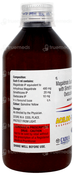 Aciloc S Sugar Free Suspension 200ml