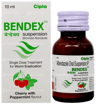 Bendex Cherry With Peppermint Flavour Suspension 10Ml