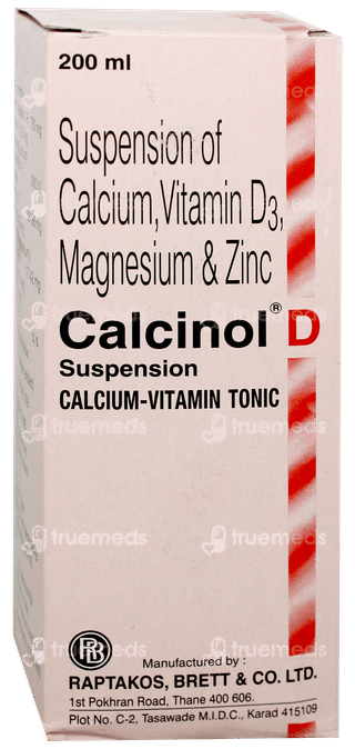 Calcinol D Suspension 200 ML | Order CALCINOL D SUSPENSION 200 ML ...