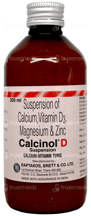 Calcinol D Suspension 200 ML | Order CALCINOL D SUSPENSION 200 ML ...