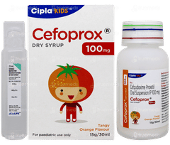 Cefoprox 100mg Tangy Orange Flavour Dry Syrup 30ml