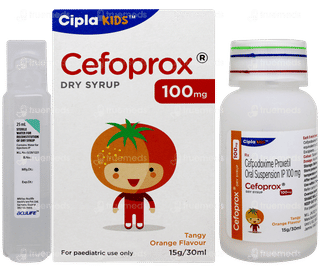 Cefoprox 100mg Tangy Orange Flavour Dry Syrup 30ml
