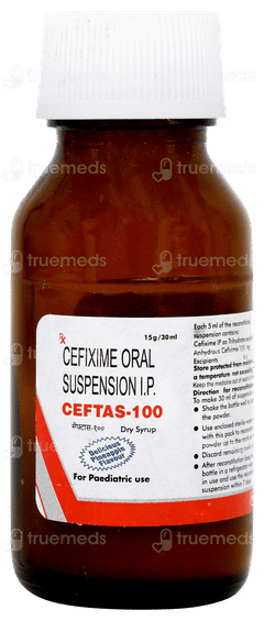 Ceftas 100 Pineapple Flavour Dry Syrup 30ml