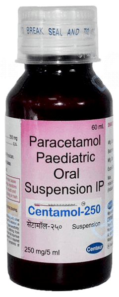 Centamol 250 Suspension 60Ml Centamol 250 Suspension 60Ml