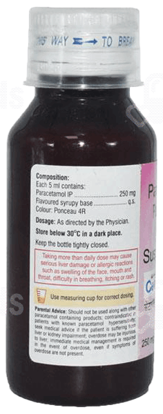 Centamol 250 Suspension 60Ml