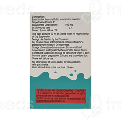 Cepodem 100 Dry Suspension 30ml Cepodem 100 Dry Suspension 30ml