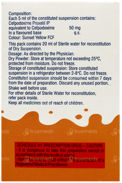 Cepodem 50 Dry Suspension 30Ml Cepodem 50 Dry Suspension 30Ml