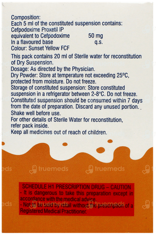 Cepodem 50 Dry Suspension 30Ml