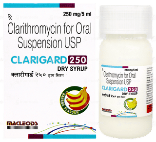 Clarigard 250 Banana Flavour Dry Syrup 30ml