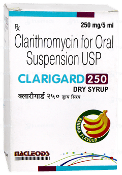 Clarigard 250 Banana Flavour Dry Syrup 30ml