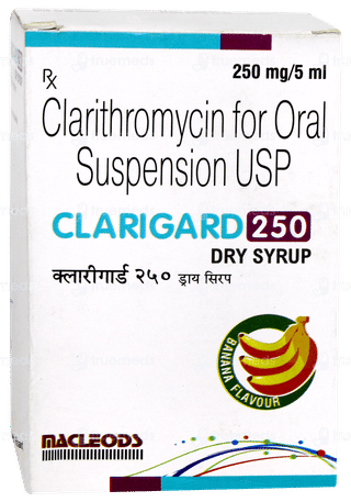 Clarigard 250 Banana Flavour Dry Syrup 30ml