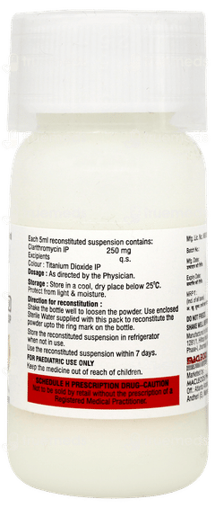 Clarigard 250 Banana Flavour Dry Syrup 30ml
