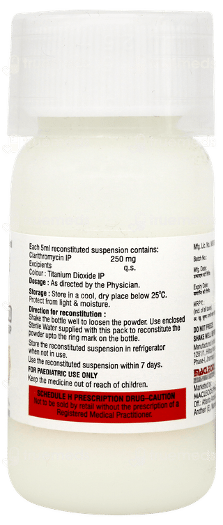 Clarigard 250 Banana Flavour Dry Syrup 30ml